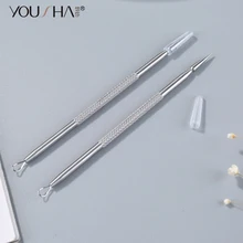 YOUSHA 1 шт. игла для удаления прыщей инструмент инструмет для удаления черных точек прыщей игла из нержавеющей стали для прыщей, черных точек очиститель пор