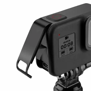 

Metal Camera Battery Cover Lid Removable Protective Case for Go-Pro Hero 8 Black 28TE
