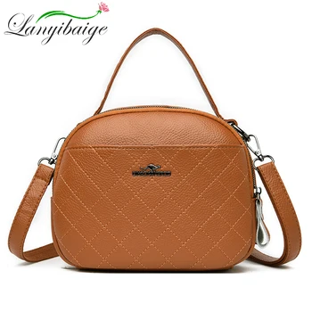 

2020 New High Quality Leather Crossbody Bags For Women Luxury Handbags Women Bags Designer Shoulder Bag Travel Handbag Sac