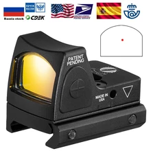 Мини RMR Red Dot прицел коллиматор винтовка рефлекторный прицел подходит 20 мм Вивер рельс для страйкбола/Охотничья винтовка с креплением Глок Мини RMR Red Dot прицел коллиматор винтовка рефлекторный прицел подходит 20 мм Вивер рельс для страйкбола/Охотничья винтовка с креплением Глок