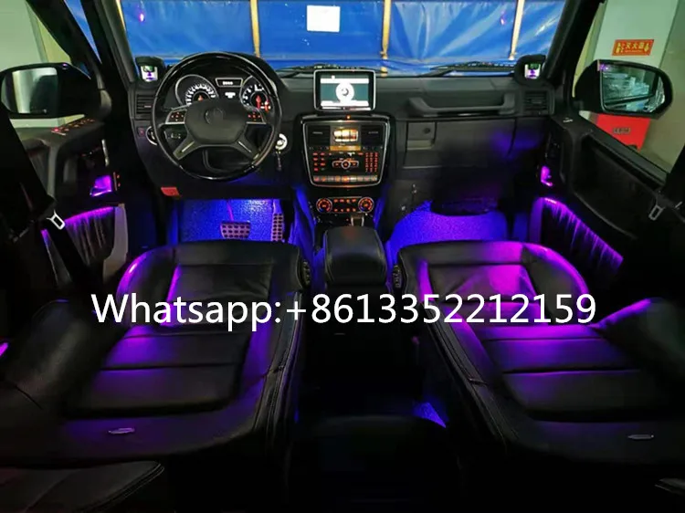 G class w463 Дверная панель окружающего света 12 цветов подходит для 1990-2018year W463 G63 G65 G500 G350 4X4 автомобильная лампа