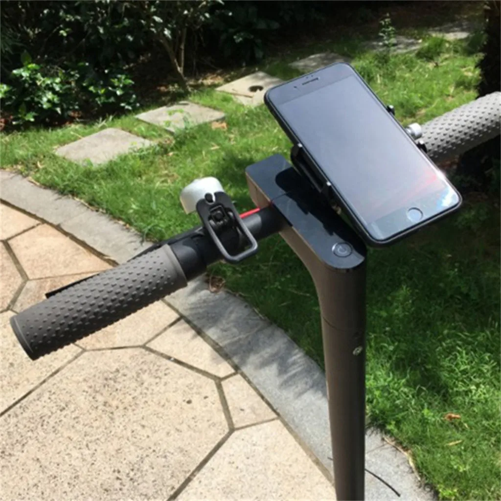 Держатель для телефона для Xiaomi Mijia M365 электрический скутер Qicycle велосипед сплав противоскользящее крепление для 3,5 дюймов-6,2 дюймов мобильный телефон Y20