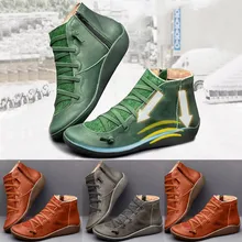 Кроссовки; женская повседневная обувь на плоской подошве; кожаные ботинки на шнуровке в стиле ретро; обувь с круглым носком на молнии сбоку; прогулочная обувь; повседневная женская обувь