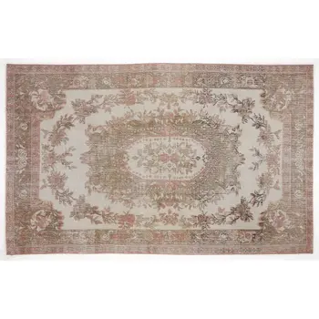 

Handmade Beige Vintage English English Area Rug 176x290 Cm-5'9''X9'6''
