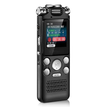 

Digital Audio Voice Recorder Pen Mini Lossless Color Display Activated Sound Dictaphone MP3 Player Recording Noise Reduction (8G