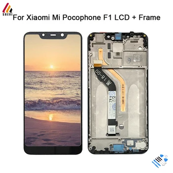 

AAA Quality LCD+Frame For Xiaomi Pocophone F1 LCD Display Screen For POCO F1 LCD Screen Display 2246*1080 Resolution