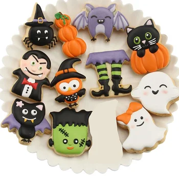 

Halloween Animal Aluminum Alloy Cutter Cookie Biscuit Mold Baking Tools Mold