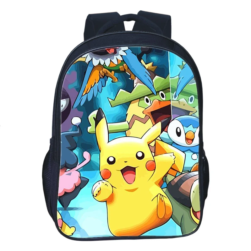 16 дюймов Pokemon Haunter Eevee Bulbasaur, школьная сумка для детей, рюкзак для мальчиков и девочек, детские школьные наборы, сумка-карандаш, школьная сумка для малышей