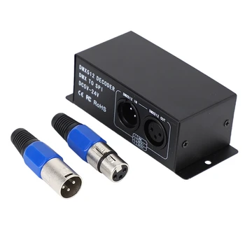 

LED Light Controller Working Dc 5-24V Rgbw Dmx512 Decoder Dmx To Spi Si for String Lights