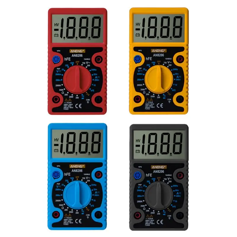

Mini Digital Multimeter LCD Wave Output Ampere Voltage Diode Resistance Tester