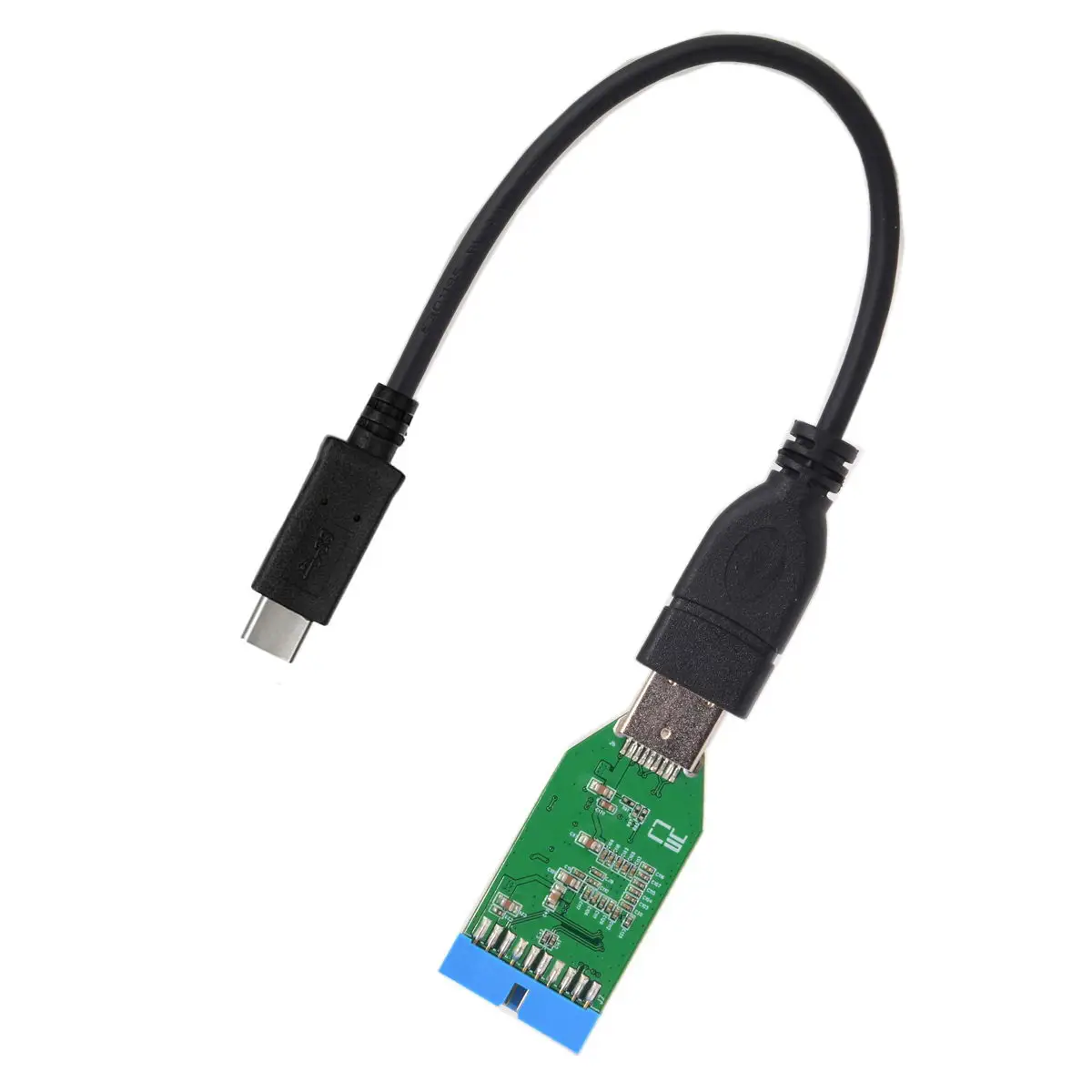 OTG USB-C кабель-удлинитель type-C для материнской платы 20pin Header Женский адаптер-концентратор