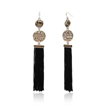 

Geometric Shape Tassel Women Long Drop Earrings Dangle Earrings for Women Engagement Party Gift Female Jewelry