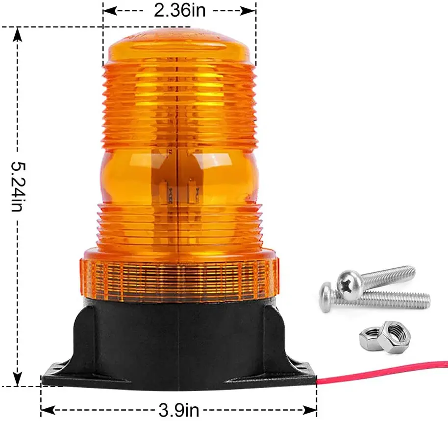 Auto Notfall Flash Strobe Lampe Rotierenden Verkehrs Sicherheit