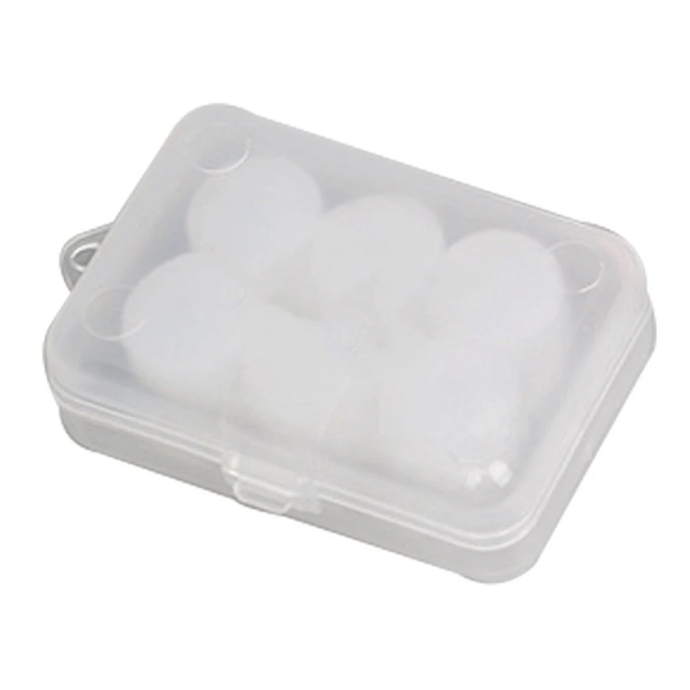 White 6 шт./кор. Mouldable Водонепроницаемый плавательный защиты слуха затычка для ушей многоразовые спальный мягкий силиконовый на открытом воздухе Шум шумоподавления#734 - Цвет: White