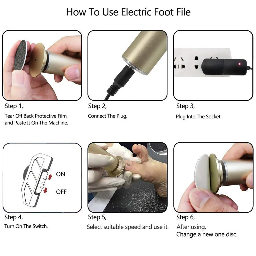 Электрический прибор для удаления мозолей ног, инструмент для удаления твердой кожи, перезаряжаемый инструмент для педикюра, пилочка для ног, инструмент для удаления мозолей кожи