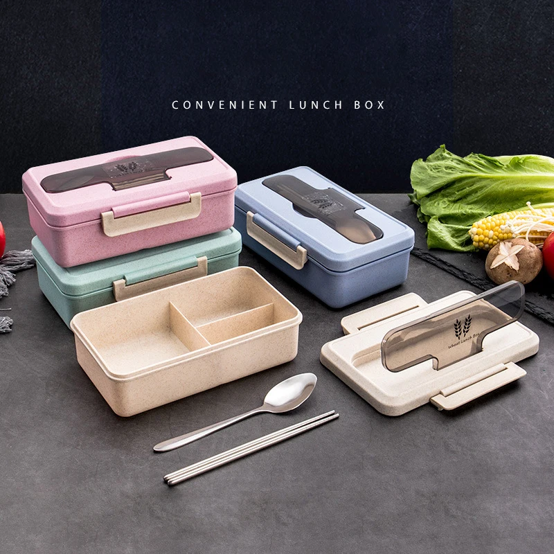 Высококачественный Портативный Ланч-бокс, 1000 мл портативный 3 gridHealthy пищевой контейнер для микроволновой печи коробки для завтрака BPA бесплатно