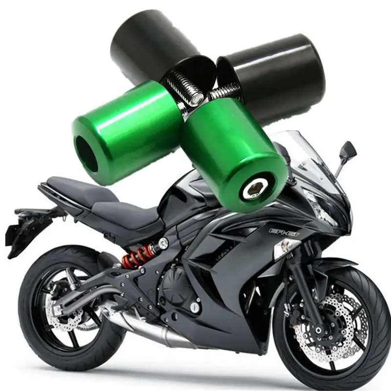 Для KAWASAKI Z250 Z300 Z650 Z800 Z900 Z1000 8 мм 2 шт. мотоцикл рукоятка заканчивается вилка руль Вилки винт рукояти