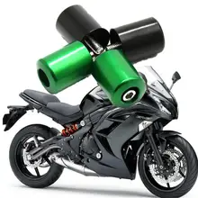 Для KAWASAKI Z250 Z300 Z650 Z800 Z900 Z1000 8 мм 2 шт. мотоцикл рукоятка заканчивается вилка руль Вилки винт рукояти