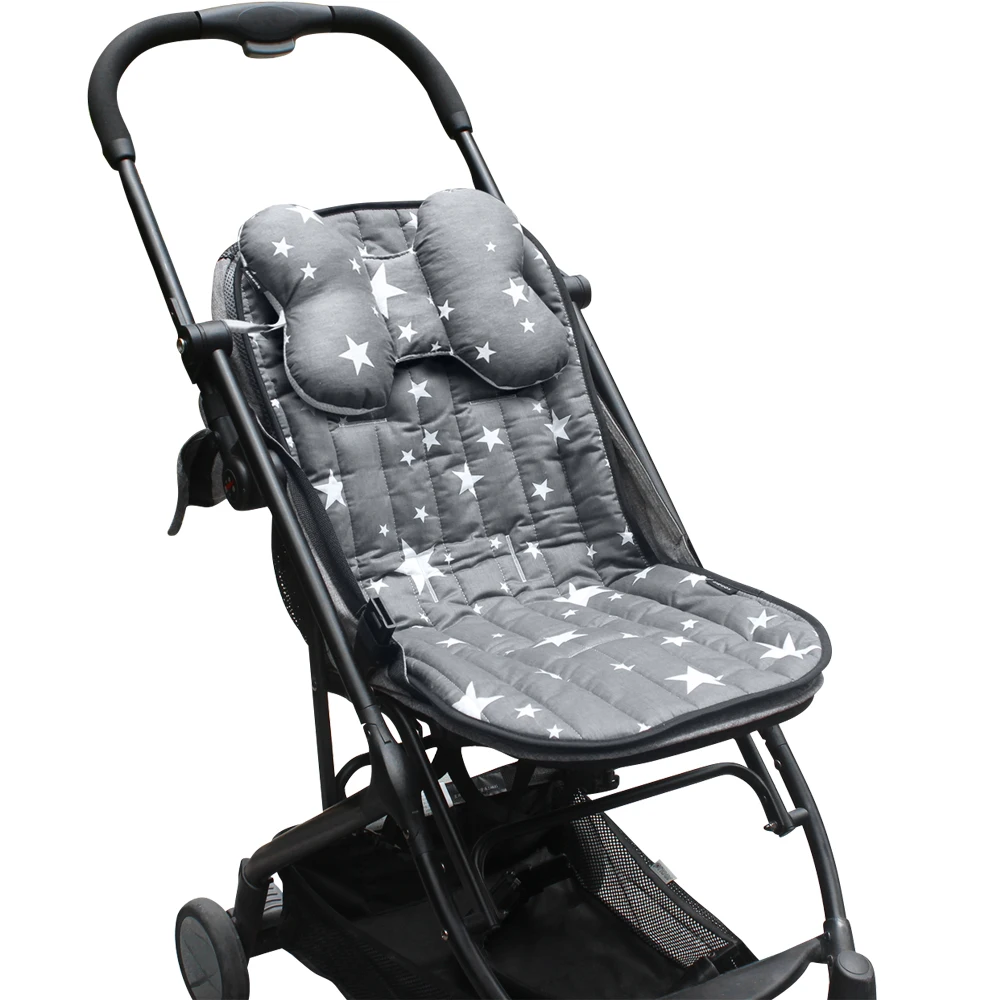 3D воздушная сетка хлопковое мягкое сиденье для детской коляски дышащий вкладыш для коляски автомобиль серый/белый аксессуары для колясок для новорожденных - Цвет: A 1