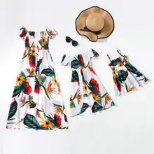 Barboteuse d'été à manches courtes pour femmes, vêtements pour bébés filles, tenues assorties pour maman et moi, salopette mère et fille, 2022