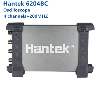 

Digital Oscilloscope 200 MHZ 1GSa / s 4CH Windows10 / 8/7 with USB Interface Probe Handheld Hantek Atomotive Hantek 6204BC