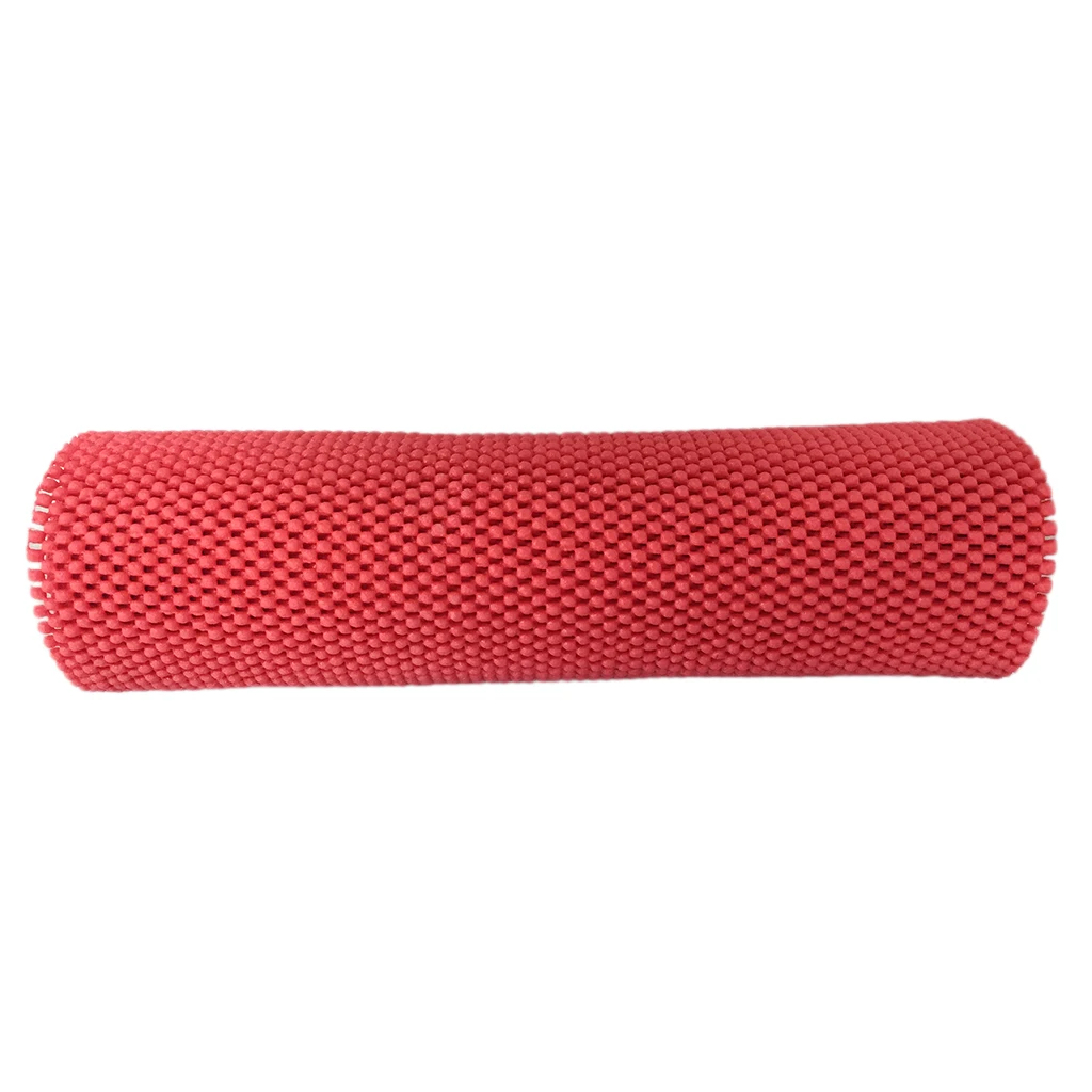 Red as described 12x7" поролон Non-slip кухонный шкаф Нескользящая подстилка коврик ящика Нескользящие шкаф со стеклянными дверями вкладыш коврики Нескользящие лайнер коврик - Цвет: Red as described