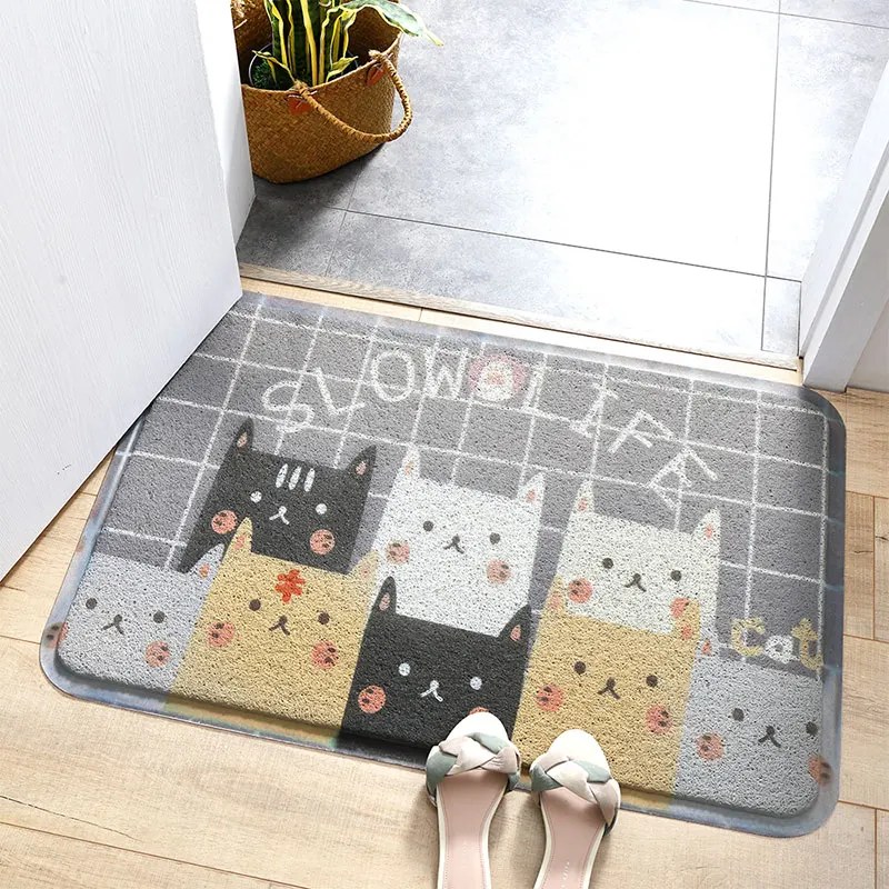 

Floor Mat Cat House Kitchen Environmental Mat Bathroom Mat PVC Sofa Decoration Dining Room Bedroom Home