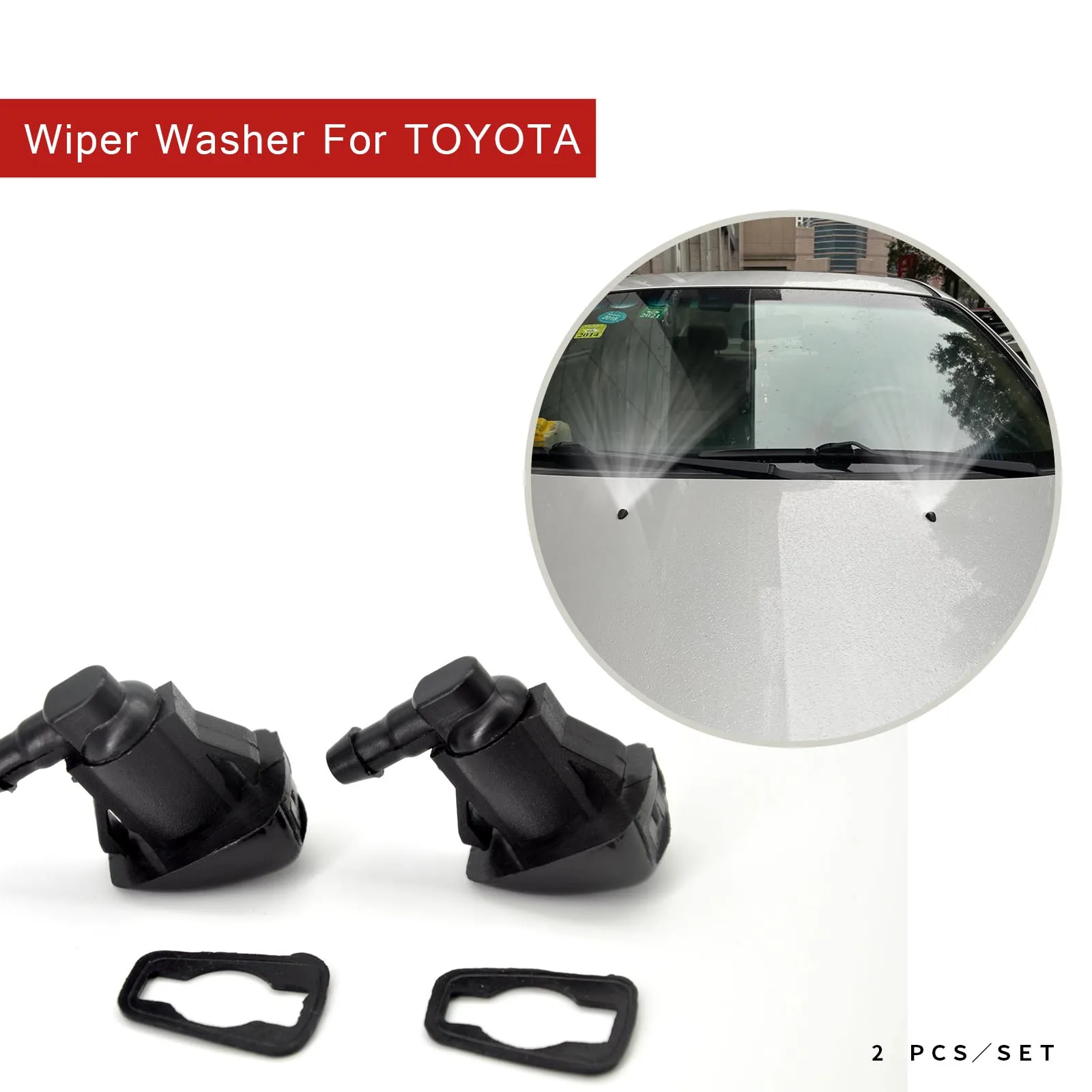 Front Windshield Washer Nozzles For Toyota Sienna 0410 Corolla Solara