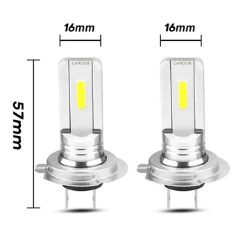 

Parts LED Headlight Set Replacement Accessories Car Auto 2Pcs Waterproof
