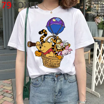 

Summer Top T Shirt Women Kawaii Cartoon Graphic Tees Harajuku Ulzzang Funny Anime Plus Size Unisex Korean Style Clothing Female