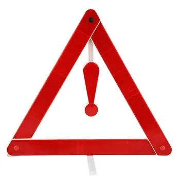

Drop ship Car Emergency Breakdown Warning Triangle Red Reflective Safety Hazard Car Tripod Folded Stop Sign Reflector