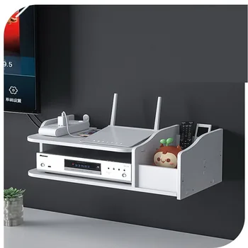 

TV DVD Player Wireless Wifi Router Storage Organizer Container Boxes Set Top boxes Wall Mounting Support Rack Shelf Bracket