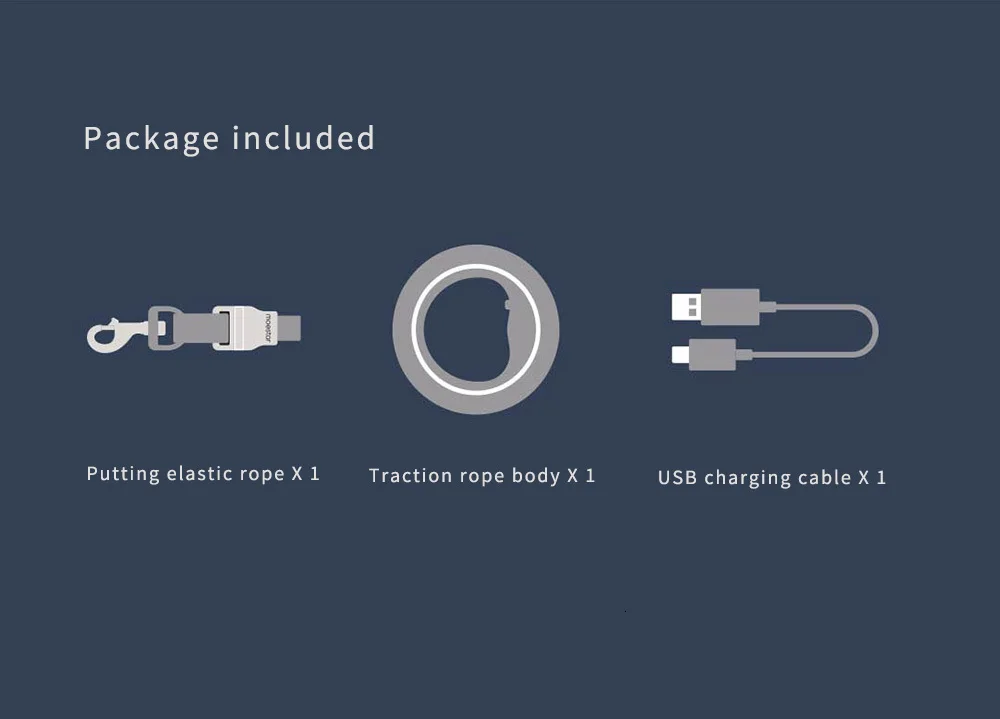 Xiaomi Moestar Retractable Dog Leash Ring Led Lighting Flexible Pet Collar Dog Puppy Traction Rope Belt Length 2.6m Smart Remote