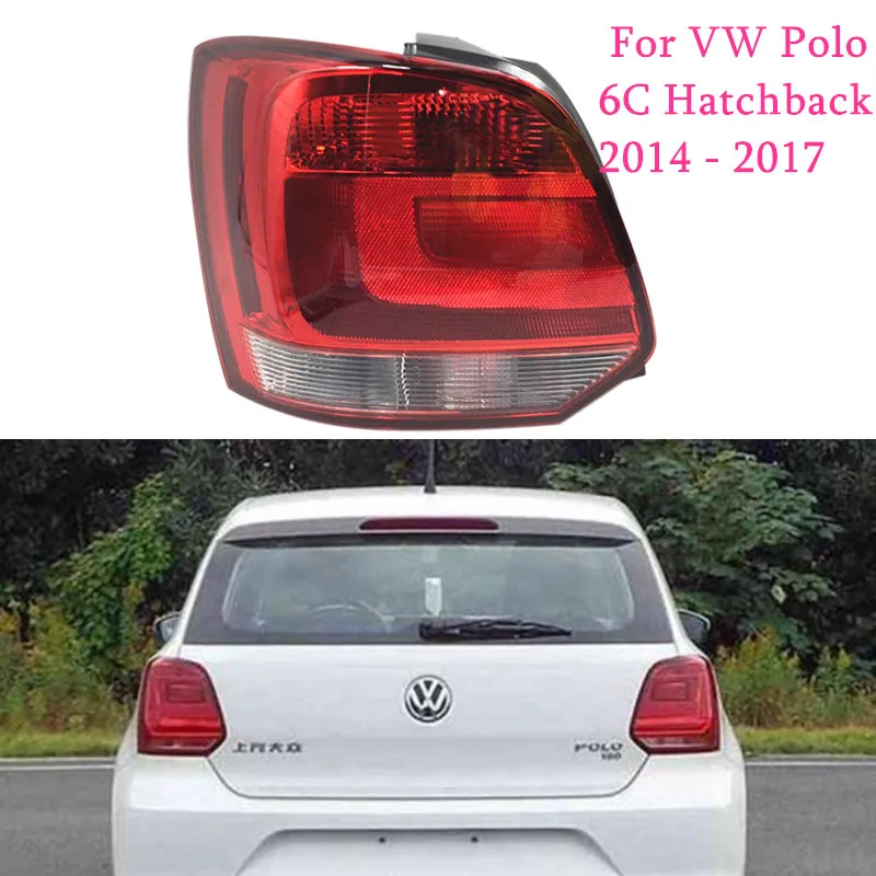 

Fast Shipping Car Rear Tail Light For Polo 6C Hatchback 2014 2015 2016 2017 Car Styling Left Right Stop Braking lamp Tail Lamp