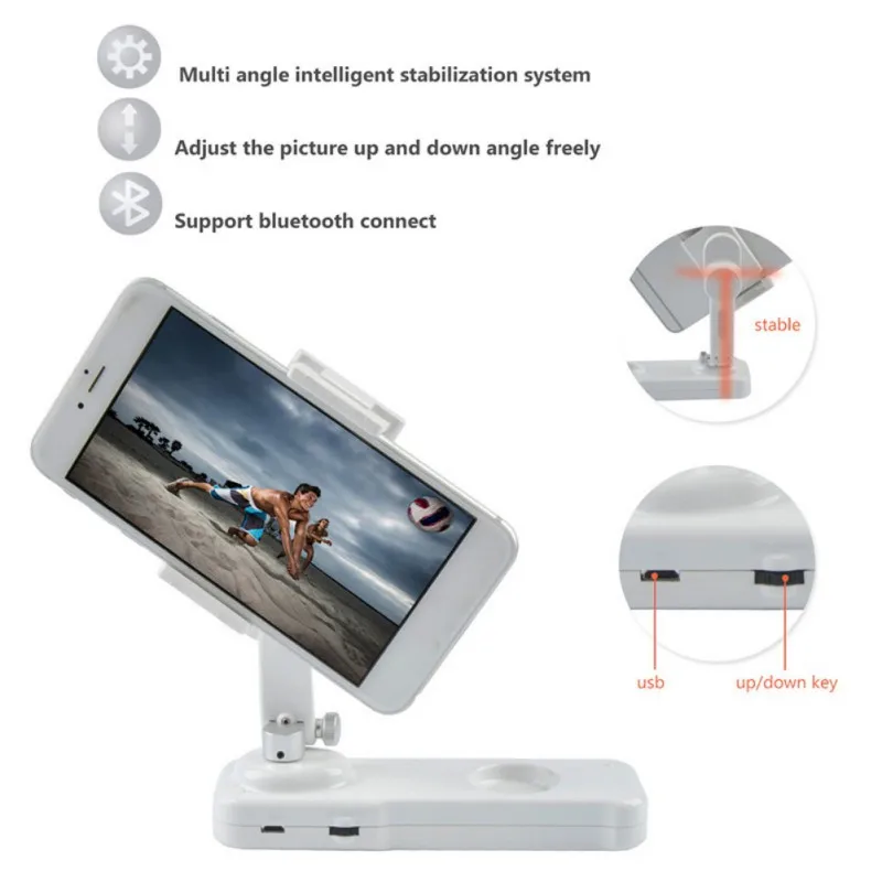 X-Cam Handheld Mobiele Video 2-axis Telefoon Gimbal Stabilizer for Telefoon For iphone Samsung Huawei phone selfie Stok