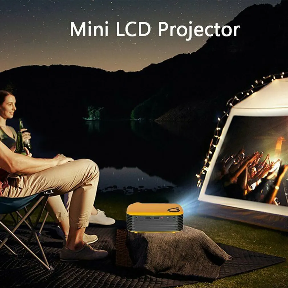 Мини портативный карманный проектор HD 1080P кинопроекторы Домашний кинотеатр HDMI развлекательная проекция
