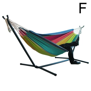 

Comfort Durability Striped Hanging Chair Large Hammock Chair Without Shelf Camping BHD2