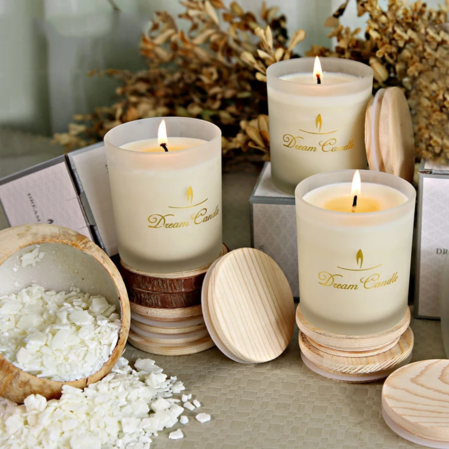 

White Birthday Candles for Cake Scented Candles Natural Lavender Decorative Candle Romantic Bengalas De Boda Fete Tealight 50B19