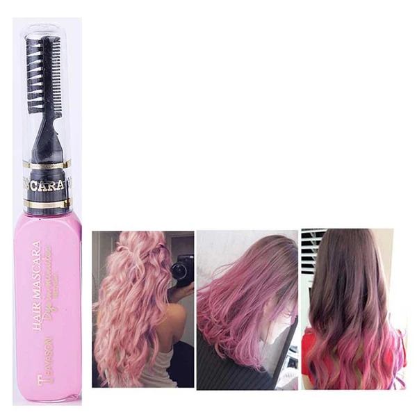 Unisex Beauty Women Hair Color Styling Hair Dye Color Chalk Temporary Non-Toxic Diy Hair Cream Party Dye Pen Crayons For Hair