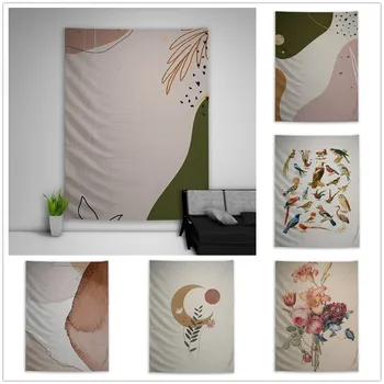 

Abstract Colorful Fantasy Trippy Tapestry Art Wall Hanging Sofa Table Bed Cover Home Decor Dorm Gift