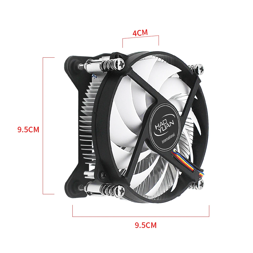 Mini pc com Processador Intel 1150 1155 95 mm Cpu com Ventilador e Tubo de Calor Processador Silencioso de Pinos - Imagem 3
