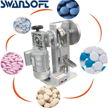 

SWANSOFT professional small Automatic Candy Tablet Pill Rotary Tablet Press Machine pharmaceutical machinery
