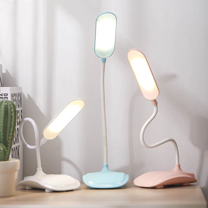 

Flexible USB Rechargeable LED Folding Desk Lamp Eye Protection Touch Dimming Office Working Reading Table Lamp LED Light
