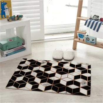 

Marble Mats Suede Carpet Indoor Mats Bathroom Carpets Multi-functional Carpet For Exquisite Presents
