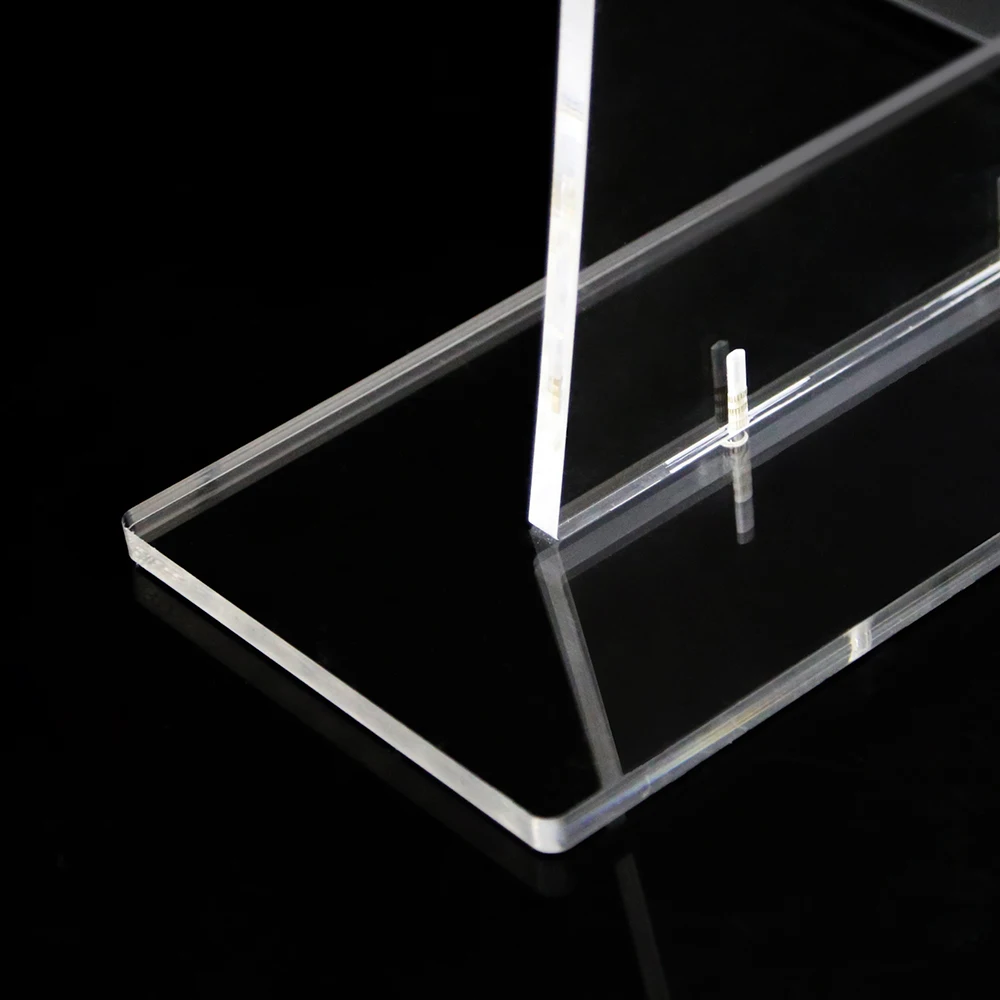 Acrylic Lectern Pulpits Podium Modern Smart Plexiglass Pulpit School Church Podium Speaker's Stands with Shelf