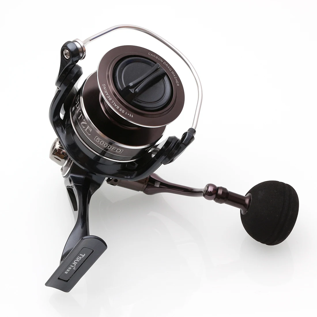 Carretel de Pesca de Metal Lidar com Linha Carretel de Pesca de Água Carretel Fiação Arraste Aço Inoxidável Salgada Acessórios 12 kg Max 10 com linha carretel de pesca de água salgada acessórios