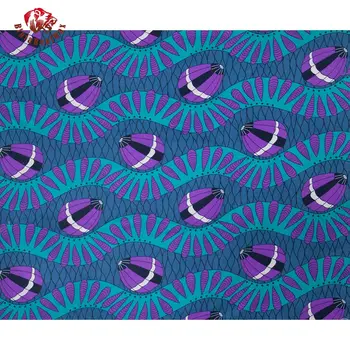 

African Ankara Parachute Patterns Fabric Fashion polyester Fabric High Quality 6 yards/lot African Fabric for Party Dress FP6304