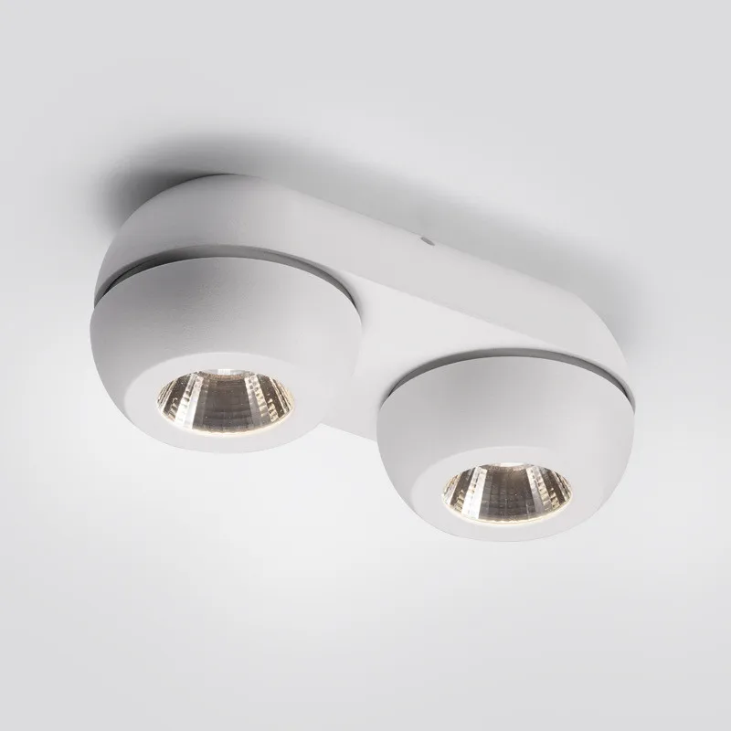 Диммируемый Светодиодный точечный светильник потолочные лампы с поверхностным