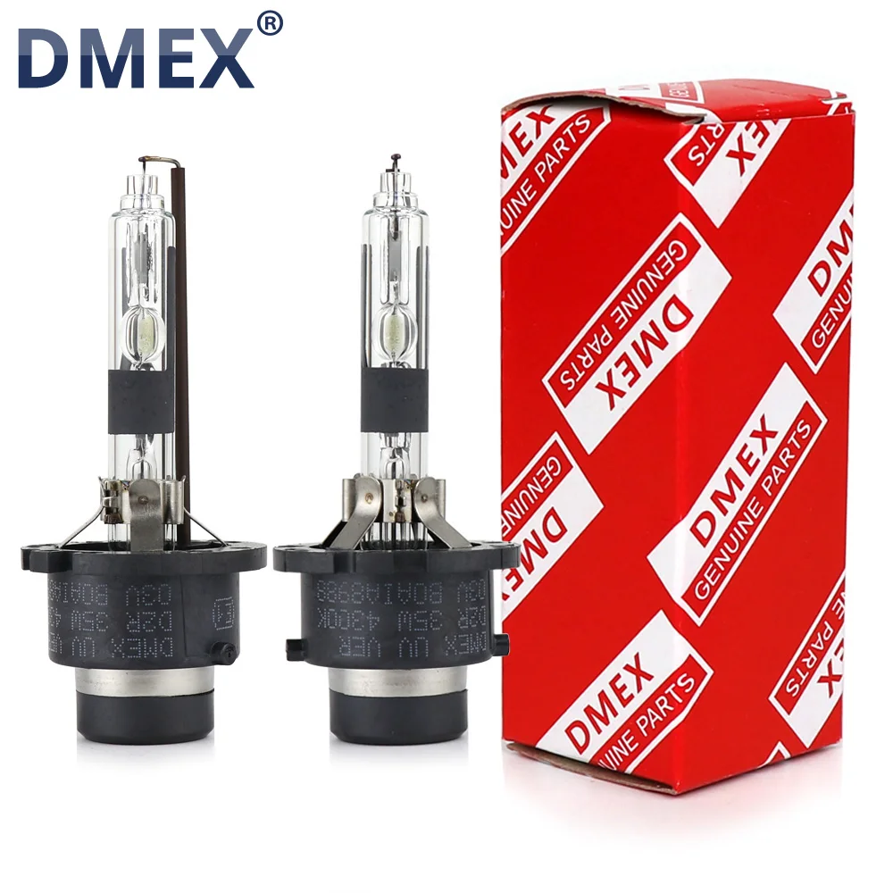 DMEX 1 пара OEM Обычная 35 Вт D2R ксеноновая HID лампа 4300K 4500K 5000K 5500K 6000K 8000K HID ксеноновая лампа для автомобильных фар