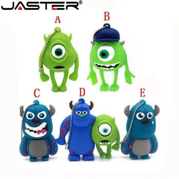 

JASTER Monsters University Mike USB Flash Drive lovely cartoon pendrive 4GB/16GB/32GB/64GB special gift memory stick usb disk